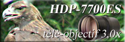 HDP-7700ES tèlè-objectif 3,0x