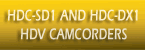 Accessories for HDC-SD1, HDC-DX1 High Definition Camcorders.