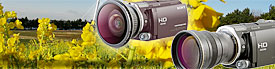 HDR-CX560V, HDR-CX700Vハイビジョンカメラには11種類のコンバージョンレンズ・フィルターが対応します。